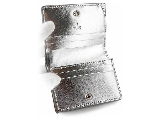 Gucci GG Emblem Bi-fold Geldbörse - Ansicht 6