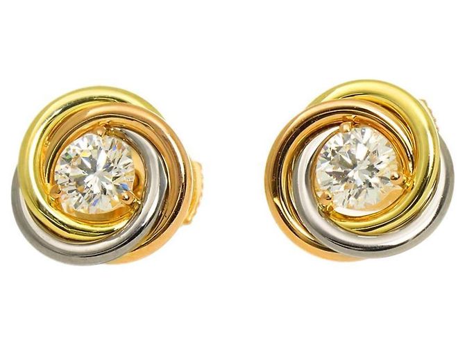Cartier Trinity Diamant-Ohrringe - Ansicht 2
