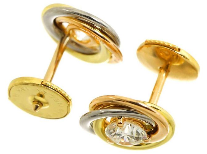 Cartier Trinity Diamant-Ohrringe - Ansicht 3