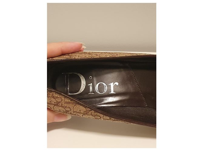 Décolleté Dior in tela monogram per donna dell'era John Galliano - vista 7