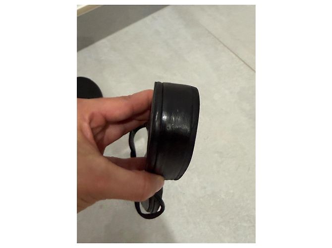 Chanel Leder Flip-Flops Schwarz - Ansicht 9
