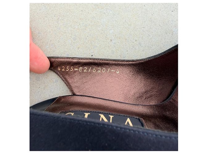 Gina London Décolleté Slingback Platform Satin e Cristalli - vista 7