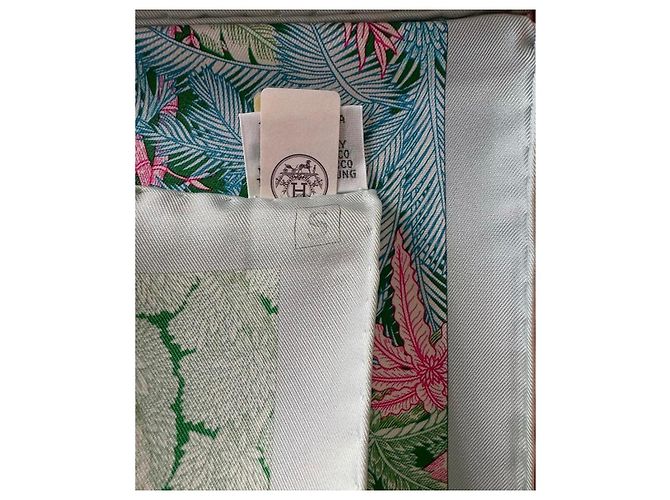 Hermès Carré Faubourg Tropical Pañuelo - vista 16