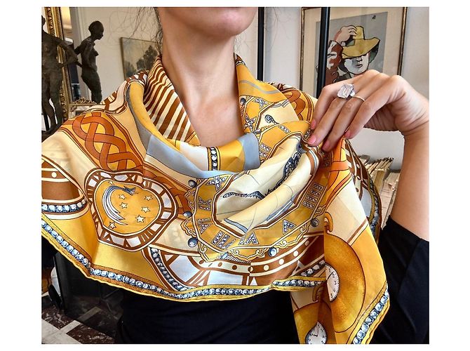 Foulard di seta Must de Cartier 'Horas' - vista 4