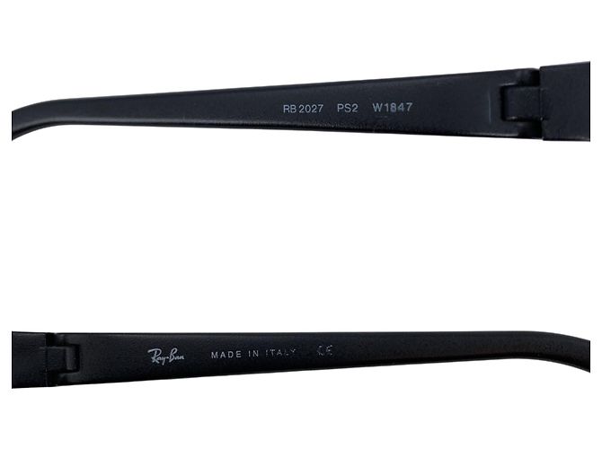 Ray-Ban Gafas de sol Wrap Predator RB 2027 de acetato negro 140mm - vista 5