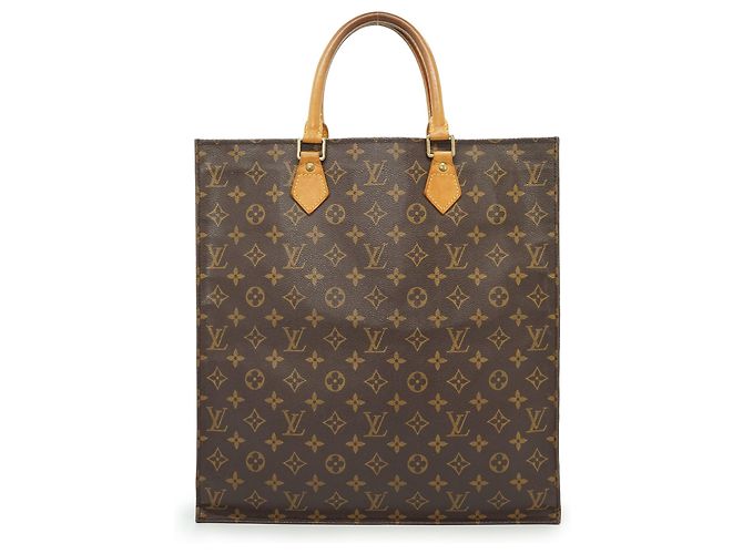 Louis Vuitton Borsa Tote Vintage Monogram Canvas Sac Plat - vista 2