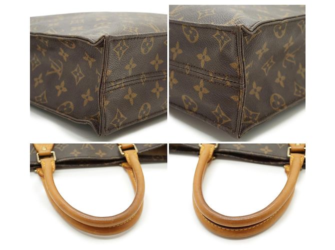 Louis Vuitton Borsa Tote Vintage Monogram Canvas Sac Plat - vista 4