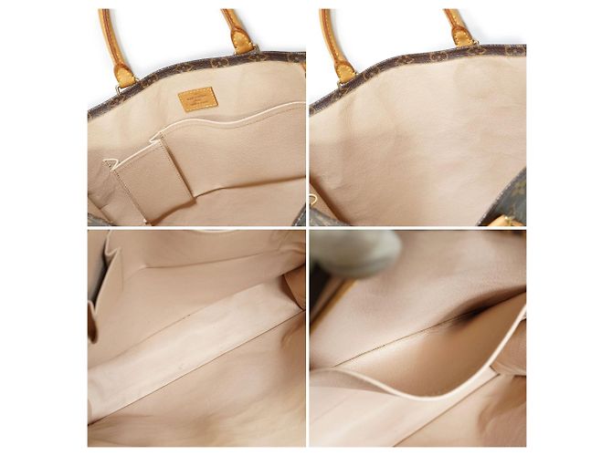 Louis Vuitton Borsa Tote Vintage Monogram Canvas Sac Plat - vista 5