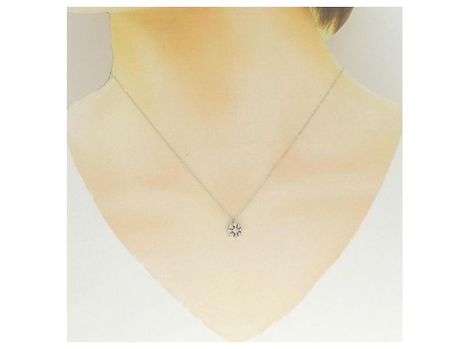 Autre Marque Pt900 Diamantenhalskette - Ansicht 6