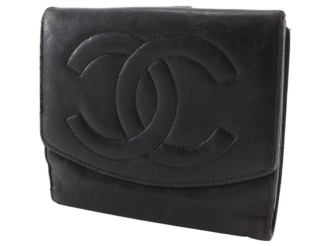 Chanel Coco Mark Lambskin Wallet - view 2
