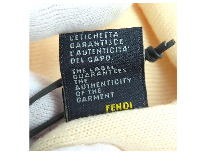 Gorro de punto de lana Fendi Zucca Pattern - vista 10