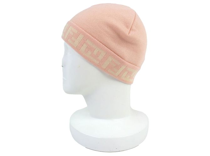Gorro de punto de lana Fendi Zucca Pattern - vista 2