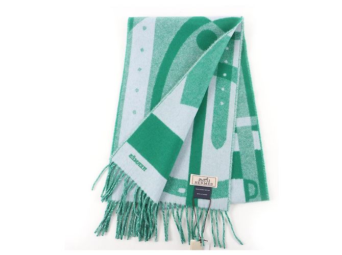 Cachecol de cashmere Hermès Ready Steady Go - vista 3