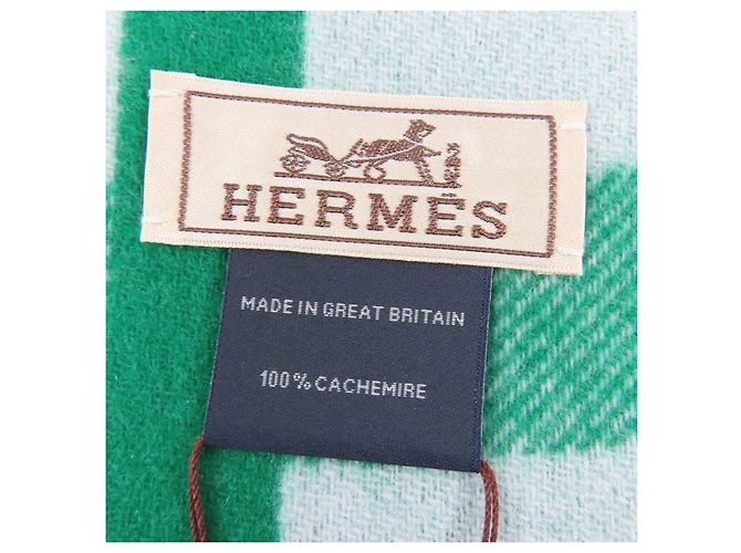 Cachecol de cashmere Hermès Ready Steady Go - vista 9