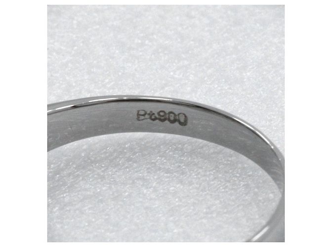 Autre Marque Bague en platine Pt900 et diamants - vue 4