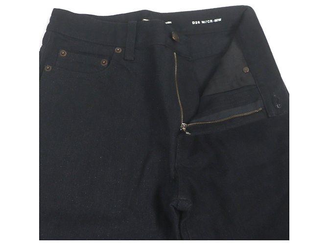 Yves Saint Laurent Saint Laurent Paris Denim-Baumwollhose - Ansicht 3