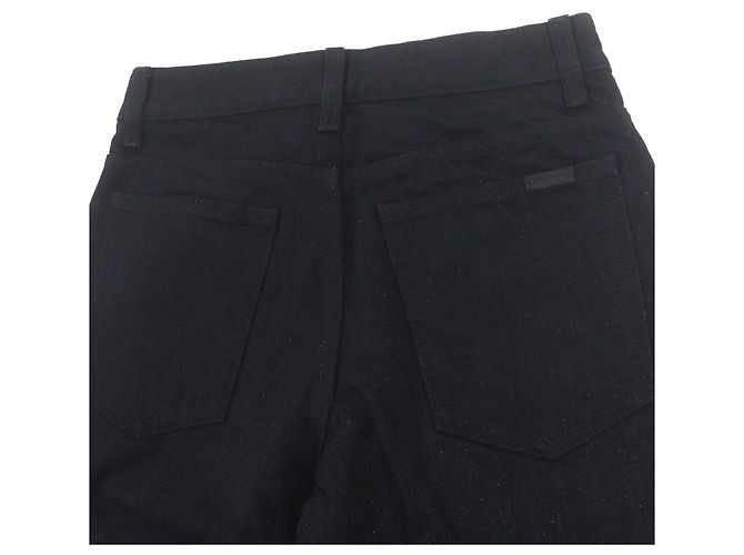 Yves Saint Laurent Saint Laurent Paris Denim-Baumwollhose - Ansicht 4