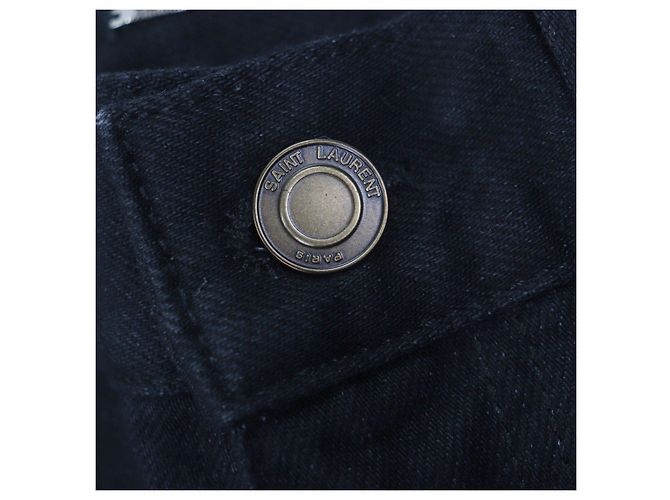 Yves Saint Laurent Saint Laurent Paris Denim-Baumwollhose - Ansicht 5