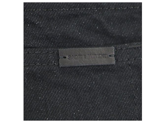 Yves Saint Laurent Saint Laurent Paris Denim-Baumwollhose - Ansicht 6