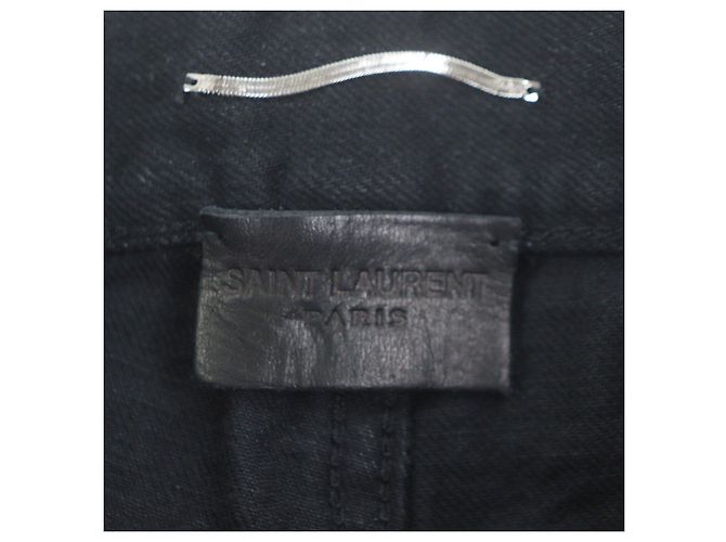 Yves Saint Laurent Saint Laurent Paris Denim-Baumwollhose - Ansicht 8
