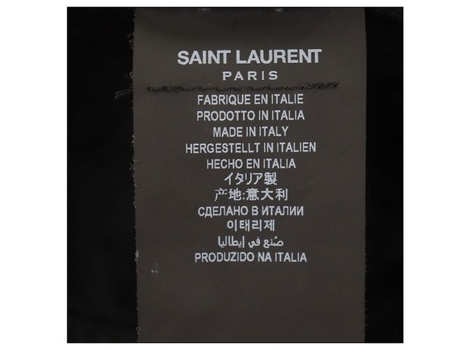 Yves Saint Laurent Saint Laurent Paris Denim-Baumwollhose - Ansicht 9
