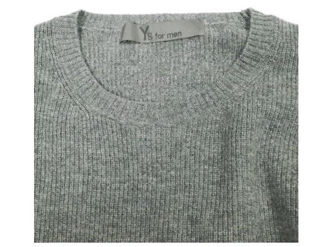 Autre Marque Yohji Yamamoto BLOCKING KNIT WITH ROUND NECK Wollpullover - Ansicht 3