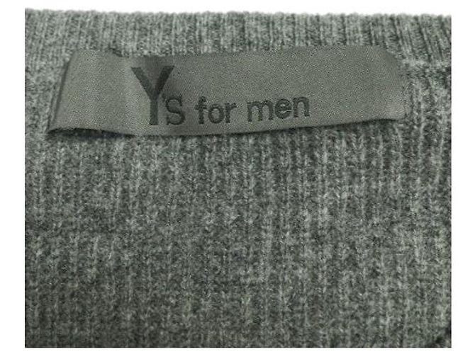 Autre Marque Yohji Yamamoto BLOCKING KNIT WITH ROUND NECK Wollpullover - Ansicht 6
