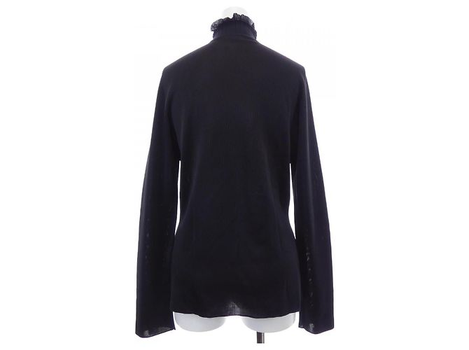 Top de punto Hermès LOOK15 Negro - vista 2