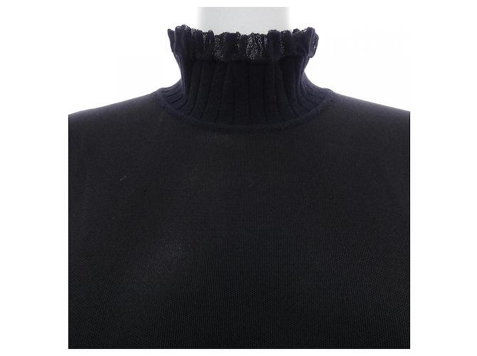 Top de punto Hermès LOOK15 Negro - vista 5
