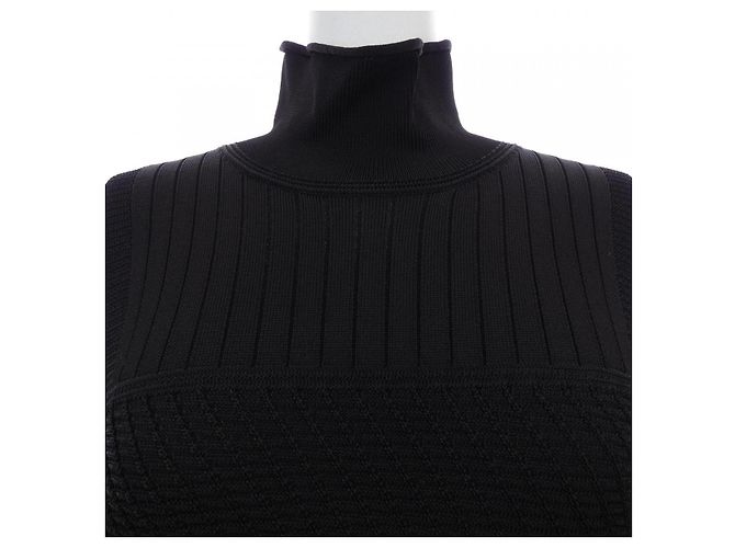Top de punto negro Hermès - vista 5