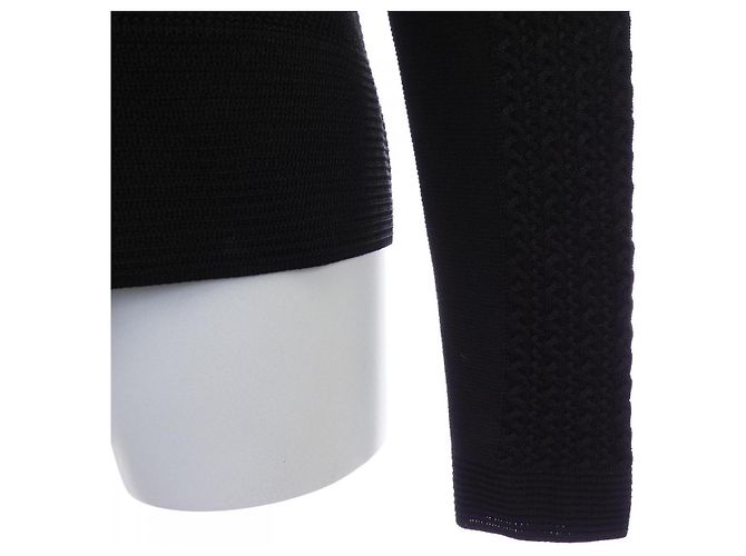 Top de punto negro Hermès - vista 6