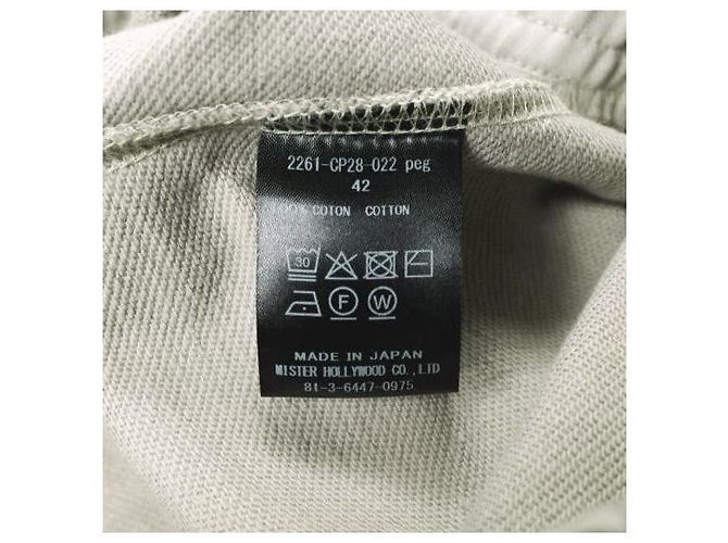 Autre Marque N.HOOLYWOOD COMPILE LINE Cotton Wide Easy Pants - vista 9