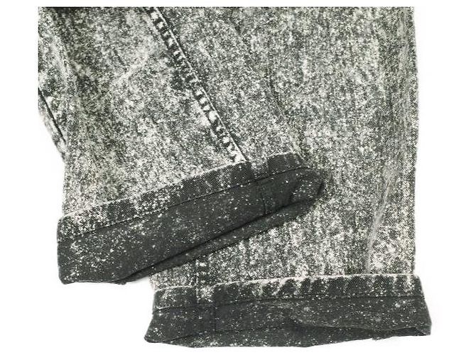 Vaqueros Wide Leg de Denim Teñido Marmolado Marni - vista 10