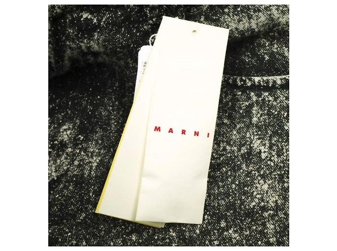 Vaqueros Wide Leg de Denim Teñido Marmolado Marni - vista 3