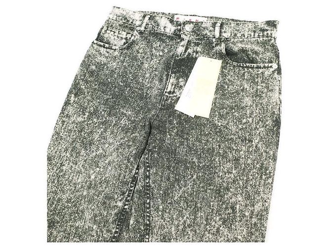 Vaqueros Wide Leg de Denim Teñido Marmolado Marni - vista 5
