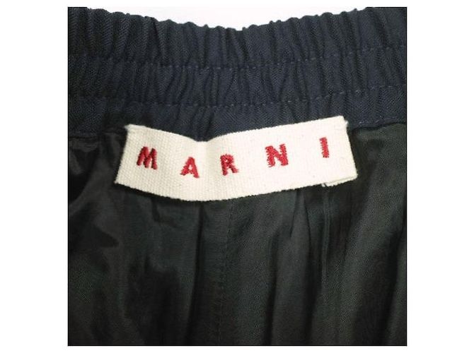 Pantalones Marni de lana tropical con 1 pliegue - vista 8