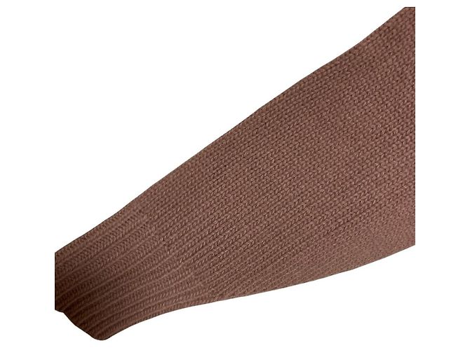Autre Marque EMMEL REFINES high neck slit back knit pullover - view 3