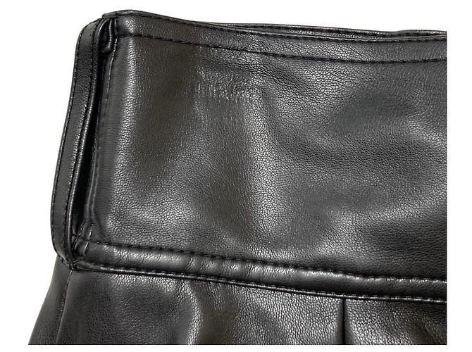 Autre Marque Falda circular HARE de cuero sintético - vista 7