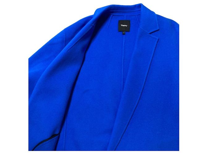 Theory RELAXED COAT DF Abrigo largo de lana y cashmere - vista 3