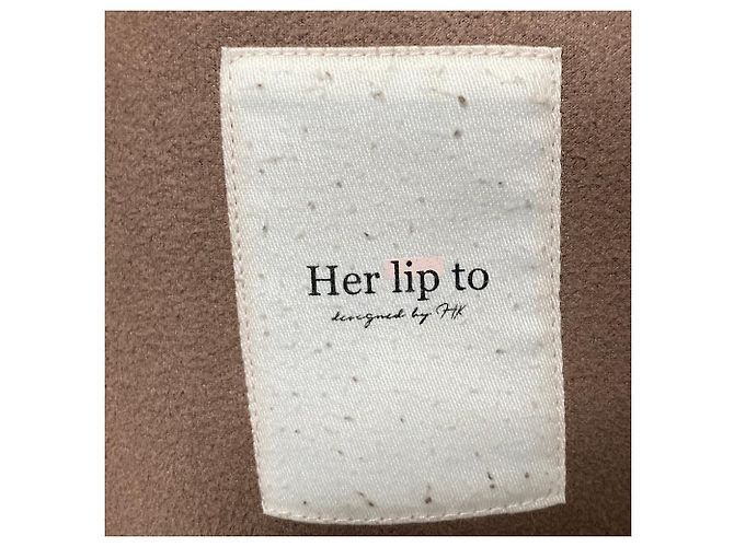 Autre Marque Abrigo reversible de piel sintética Her lip to - vista 8