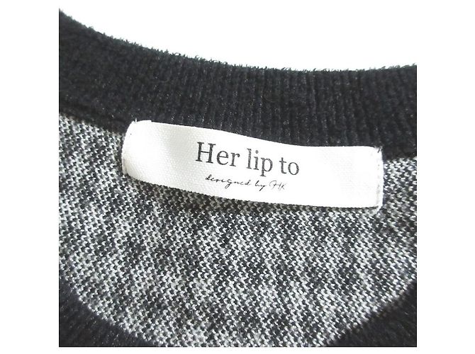 Autre Marque Her lip to Montaigne Strickkleid - Ansicht 5