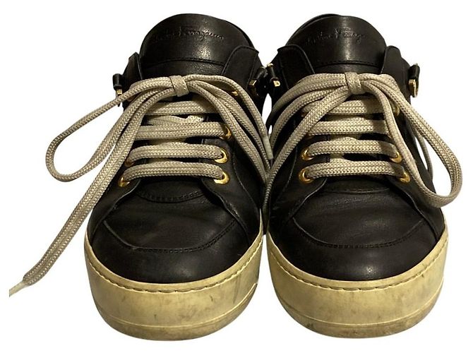 Salvatore Ferragamo Leder-Sneaker - Ansicht 3