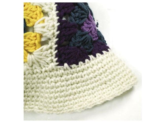 Autre Marque G.B CALIFORNIA FLOWER BUCKET HAT Bob en maille - vue 4