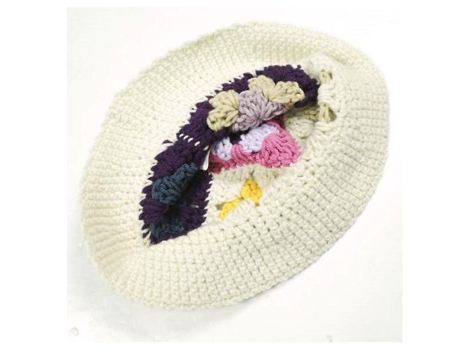 Autre Marque G.B CALIFORNIA FLOWER BUCKET HAT Bob en maille - vue 5