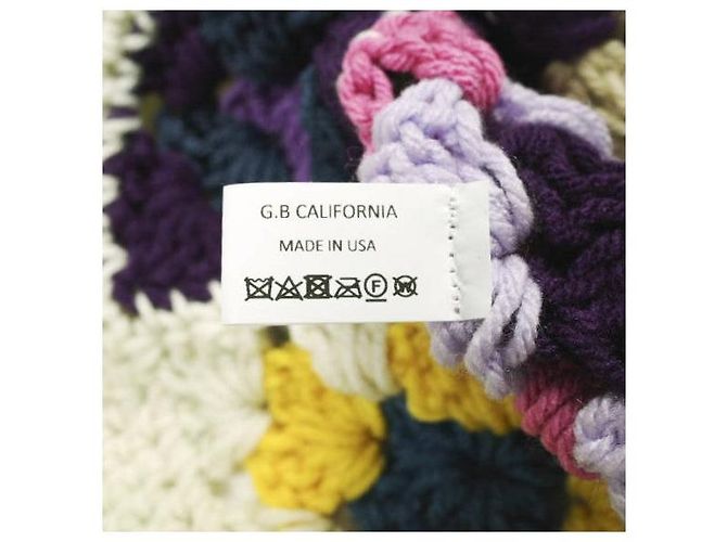 Autre Marque G.B CALIFORNIA FLOWER BUCKET HAT Bob en maille - vue 6