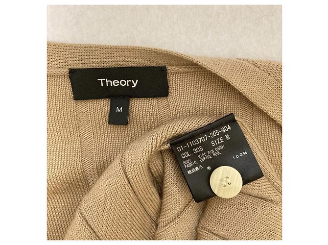 Theory WIDE RIB CARDI Rebeca larga de punto - vista 3