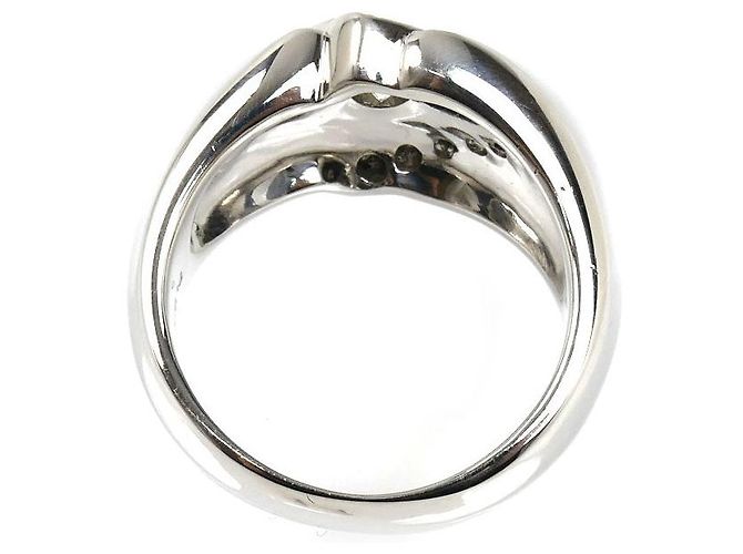 Autre Marque Pt900 Platin-Diamantring - Ansicht 4