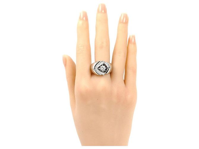 Autre Marque Pt900 Platin-Diamantring - Ansicht 7