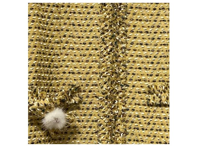 Autre Marque Abrigo de tweed sin cuello Rene - vista 2