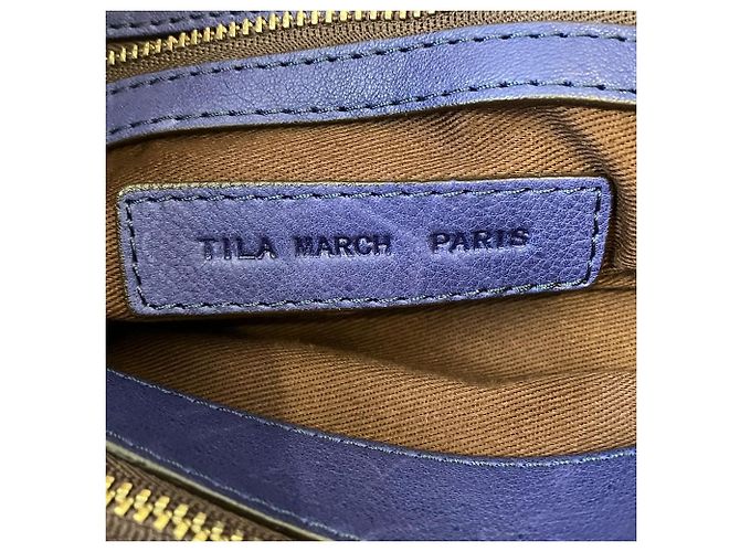 Autre Marque Tila March Leder-Canvas Tote Bag - Ansicht 10